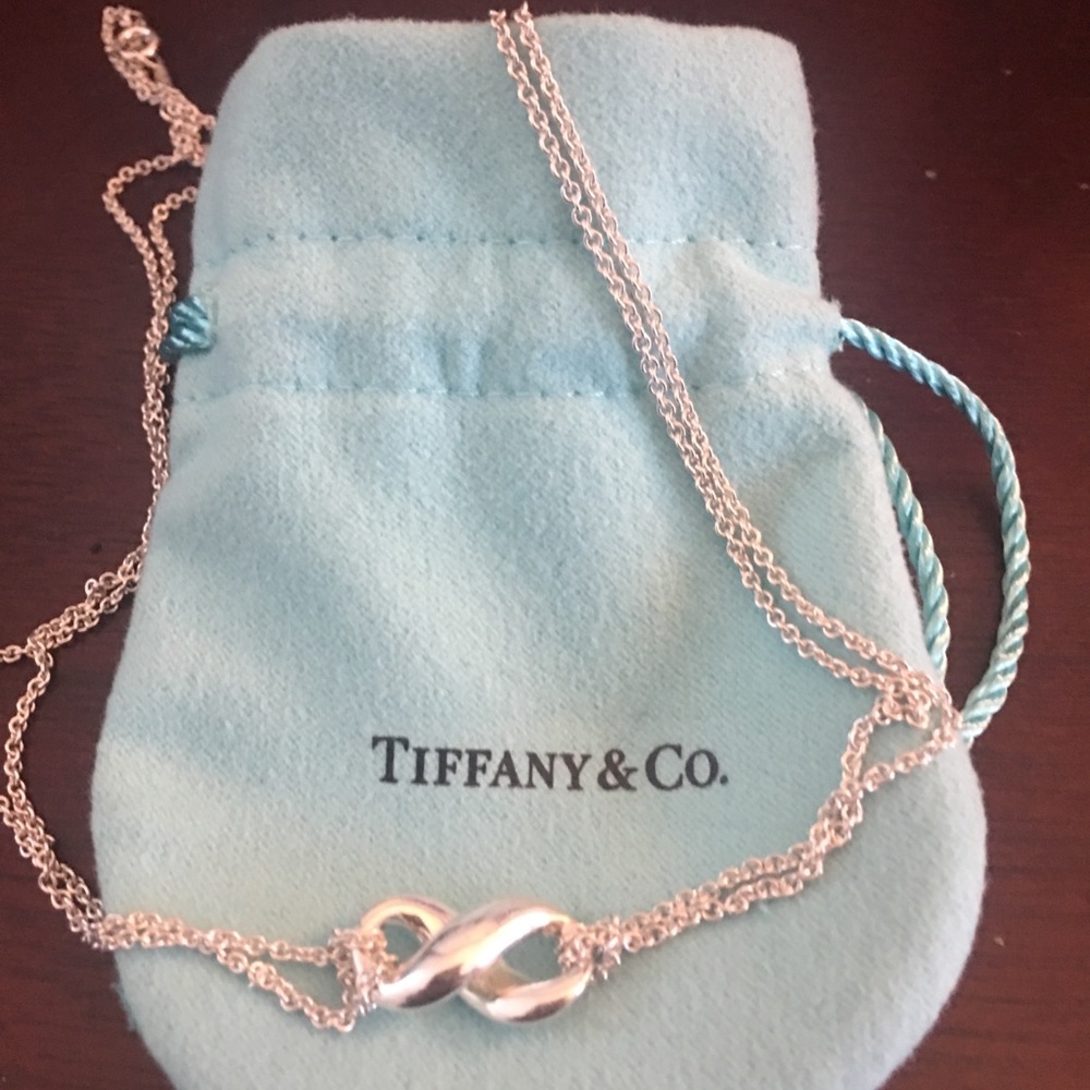 Authentic Tiffany & Co infinity necklace